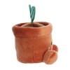 Aurora Mini Terra Potted Plant Palm Pals Adorable Stuffed Animal Brown 4.5" - image 3 of 4