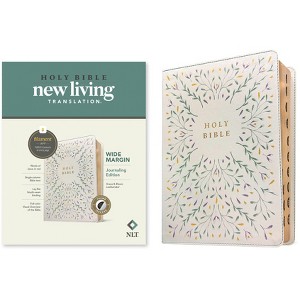 NLT Wide Margin Bible, Filament Enabled (Leatherlike, Grace & Bloom, Indexed, Red Letter) - by  New Living Translation (Leather Bound) - 1 of 1