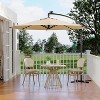 10ft Offset Patio Umbrella, Cantilever Umbrella with Easy Lift & Tilt Adjustment - 2 of 4