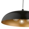 Livex Lighting Amador 3 - Light Pendant in  Shiny Black/Polished Chrome - 4 of 4