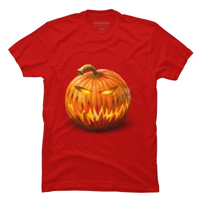 Men's Design By Humans Jack O'Lantern By Ldarro T-Shirt