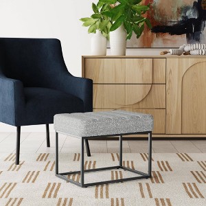 HomePop Theodore Small Ottoman - 1 of 4