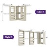Aheaplus 95-132-inch Closet System with Drawers and Corner Closet - 4 of 4