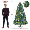 Yaheetech 4.5Ft/6Ft/7.5Ft/9Ft Pre-lit Spruce Artificial Christmas Tree with LED Lights - 3 of 4