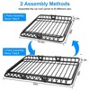 iMountek"Universal Roof Rack Cargo Carrier 63x39x6.3in with Hook Strap & Elastic Net for Car Top Storage"Black - 2 of 4