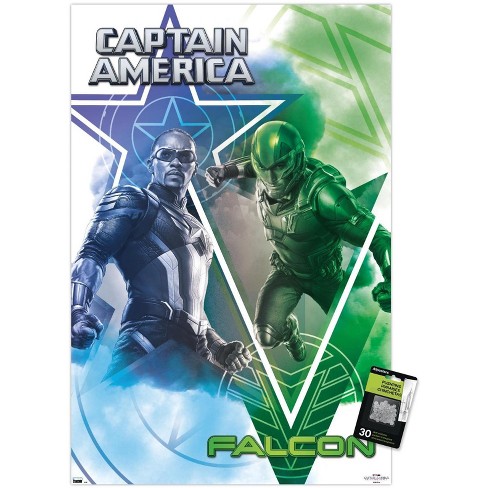 Trends International Marvel Captain America: Brave New World - Cap and Falcon Unframed Wall Poster Prints - image 1 of 4