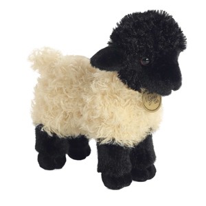 Aurora Small Suffolk Lamb Miyoni Tots Adorable Stuffed Animal White 8.5" - 1 of 3
