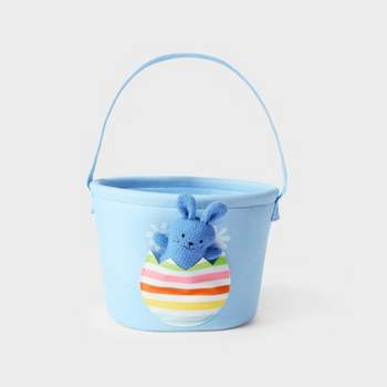 Character in Pocket Easter Basket Blue Bunny - Spritz™