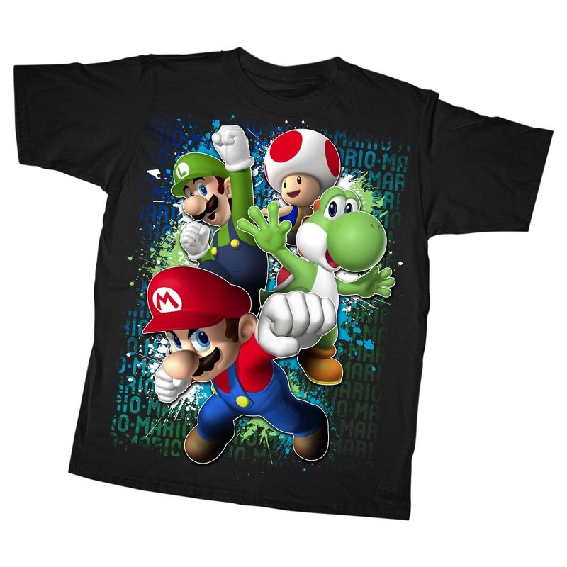 Boy's Nintendo Mario Jump T-Shirt, 1 of 5
