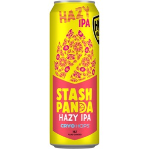 Hop Valley Stash Panda Hazy IPA -19.2 fl oz Single Can - 1 of 4