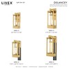 Livex Lighting Delancey 1 - Light Wall Light in  Satin Brass - 4 of 4