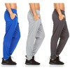 Mens Athletic Pants with pockets, Mens Sweatpants, Mens Joggers with Pockets, Pack Of 3 - 2 of 4