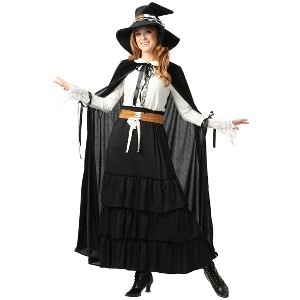 HalloweenCostumes.com Women's Salem Witch Plus Size Costume - 1 of 3