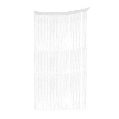 Unique Bargains Household Door Window Tassel Divider Decoration Straight String Curtain