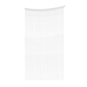 Unique Bargains Household Door Window Tassel Divider Decoration Straight String Curtain - 1 of 3