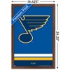 Trends International NHL St. Louis Blues - Logo 21 Framed Wall Poster Prints - 3 of 4