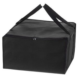 Unique Bargains Insulated Non-woven Fabric Cookies Party Pizza Bag Durable Food Transfer Bag 1 Pc - 1 of 4