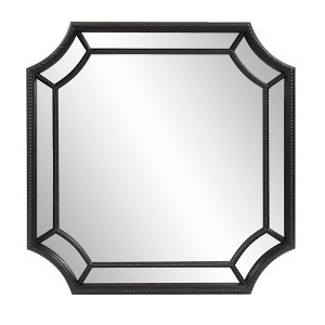 Howard Elliott 35.5"x35.5" Windsor Square Mirror Matte Black: Modern Style, Polyurethane Frame, No Assembly Required - 1 of 4
