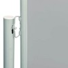 vidaXL Patio Retractable Side Awning 46.1 in.x236.2 in. Gray - 3 of 4