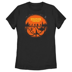 Women's Stranger Things Two Planes Collide T-Shirt - 1 of 4