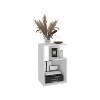 NicBex 3-Tier Modern Small End Table with Open Shelves,Wood Finish Side Table,Coffee Table for Bedroom,Living Room - 3 of 4