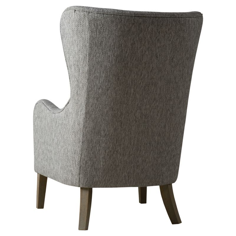 Aria Swoop Upholstered Wing Chair, 4 of 11