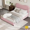 Garvee Modern Bed Frame Upholstered in Soft Boucle Fabric, Sturdy Wooden Slats, No Gap Headboard, Easy Assembly, No Box Spring Needed - 4 of 4
