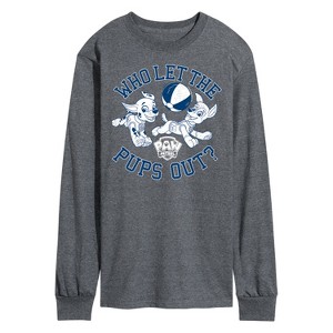 Men's - Paw Patrol - Who Let The Pups Out Long Sleeve Graphic T-Shirt - 1 of 4