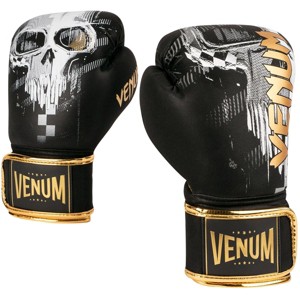 Venum Skull Hook and Loop Boxing Gloves - Black - 1 of 2