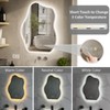 24"x 32" Cloud Shape LED Bathroom Mirror Irregular Dimmable Wall Vanity Mirrors HD - 4 of 4