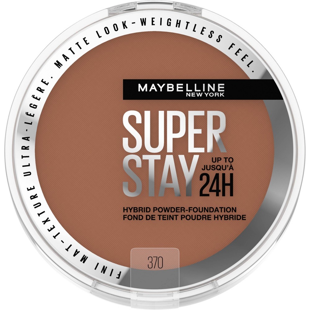 Photos - Other Cosmetics Maybelline MaybellineSuper Stay Matte 24HR Hybrid Pressed Powder Foundation - 370 - 0 