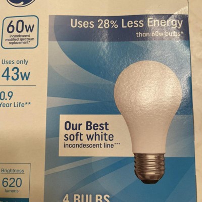 Ge 50w Mr16 Halogen Light Bulb White : Target