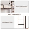 Bunk Bed Twin Over Twin Metal Bunkbeds with Ladders and 16.6 Safety Guardrail, Twin Bunk Beds for Kids, Adults and Small Spaces, No Box Spring Needed - 4 of 4