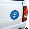 Texas A&M -Corpus Christi Primary Logo Automotive Car Window Locker Circle Bumper Sticker - 4 of 4