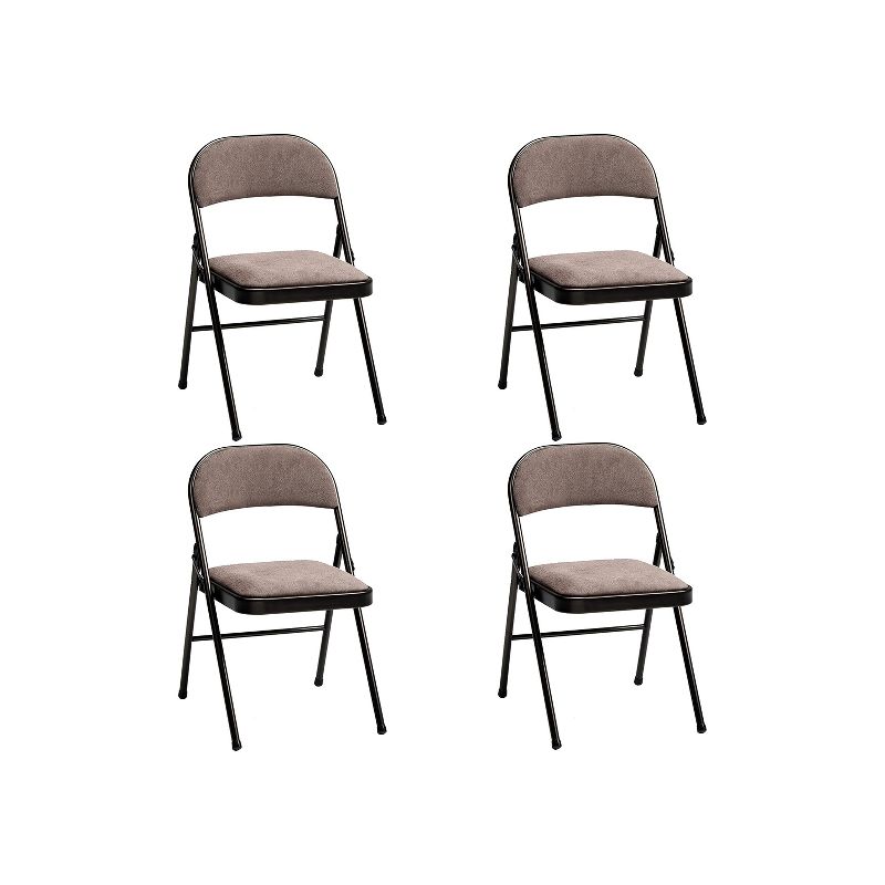MECO 4-Pack of Sudden Comfort Deluxe Fabric Padded Folding Dinning Chairs with 16 x 16 Inch Seat and Non Marring Leg Caps, 1 of 7