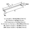 Amerock Faircrest Pull for Cabinets, Drawers, and Furniture - 4 of 4