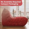 SYFERLORY Armless 3-Seat Togo THREE Seater Large Bean Bag Sofa - 4 of 4