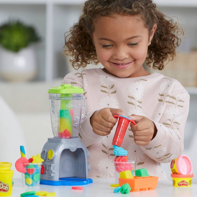 Play-Doh Swirlin Smoothies Blender Playset, 6 of 11