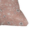 16"x16" Wagner Campelo Villandry Floral Square Throw Pillow Pink - Deny Designs: Bohemian, Removable Cover, Indoor Use - 3 of 4