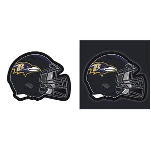 Evergreen Ultra-Thin Edgelight LED Wall Decor, Helmet, Baltimore Ravens- 19.5 x 15 Inches Made In USA - 1 of 4