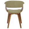 Vintage Mode Mid-Century Modern Dining Accent Chair - LumiSource - image 4 of 4