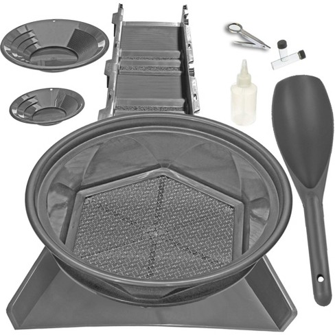 Survival Gold Panning Kit With Sluice Box