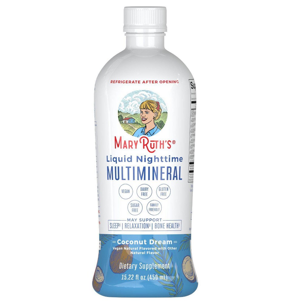 Photos - Vitamins & Minerals MaryRuth's Liquid Nighttime Multimineral Coconut Supplement - 15.22oz