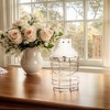 Vintage Metal Lantern with Rustic Finish, 14" Tall, Indoor & Outdoor Decor Light, Large Size - 2 of 4