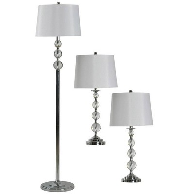 Floor Lamp/Table Lamp Medium Clear - StyleCraft