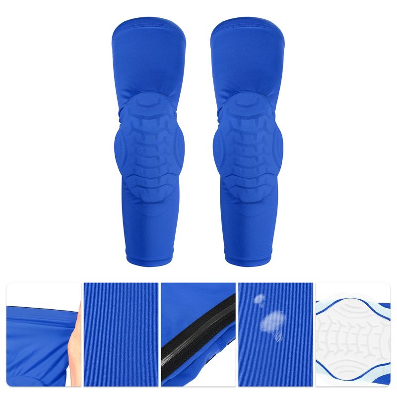 Unique Bargains Knee Brace Protection Sponge Knee Pads Breathable Knee Support for Men and Women Size L 1 Pair, 3 of 7