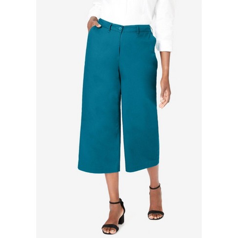 Jessica London Women's Plus Size Straight Leg Chino Pant, 14 W - New Khaki  : Target