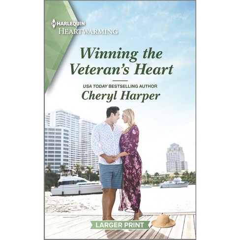 Winning the Veteran's Heart - (Veterans' Road) Large Print by  Cheryl Harper (Paperback) - image 1 of 1