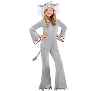 HalloweenCostumes.com Girl's Wild Elephant Costume - 1 of 2