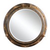 Metal Porthole Mirror - Storied Home: Nautical Style, Wall Mount, Distressed Details, Nailhead Accents - 2 of 4